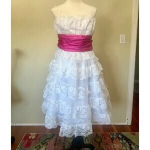 Betsey Johnson vintage cupcake prom wedding dress